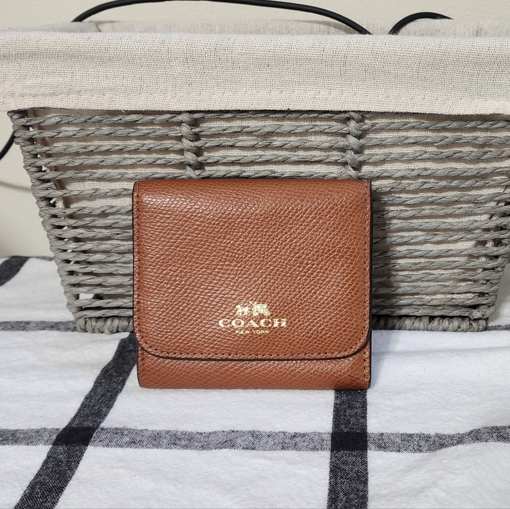 Rainbow Trifold Coach Wallet - Picture 2 of 6